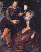 Peter Paul Rubens Rubens with his First wife isabella brant in the Honeysuckle bower France oil painting artist
